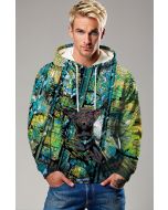 Forest Green Wolfsbane X-Men Pullover Hoodie