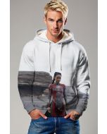 The Makkari Hoodie showcases Makkari in her dynamic superhero suit