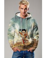 Embrace the speed of the Makkari Hoodie, featuring a high-energy design of Makkari