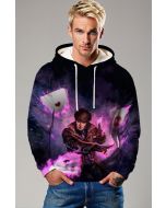 Gambit (Remy LeBeau) Hoodie - Kinetic Power at Your Fingertips