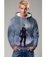 Clint Barton / Hawkeye Hoodie - The Archer in Action