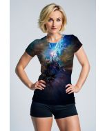 Dark Blue Captain America Mjolnir T‑Shirt