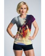 White Iron Man Jet Flight T‑Shirt