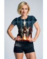 Justice League Heroes Graphic T‑Shirt – Dark Blue