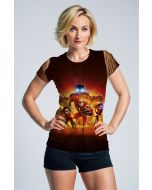 The Incredibles Family Action T‑Shirt – Dark Brown