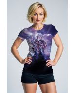 Purple Avengers Endgame Graphic T‑Shirt