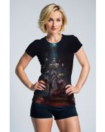 Black Joker & Harley Quinn Graphic T‑Shirt