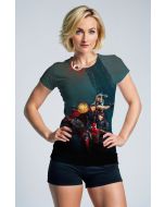 Dark Green Avengers Heroes T‑Shirt