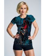 Dark Blue Spider‑Man Kiss T‑Shirt