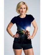 Dark Blue Hulk vs Iron Man Hulkbuster Battle Graphic T‑Shirt