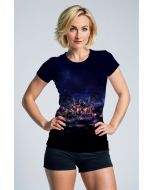 Dark Blue Avengers Universe T‑Shirt