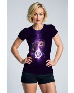 Dark Purple Avengers Team T‑Shirt