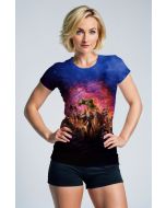 Dark Blue Avengers Galaxy Battle T‑Shirt