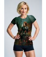 Dark Green Black Widow T‑Shirt