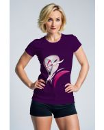 Abstract Phoenix Graphic Apparel – Purple T‑Shirt