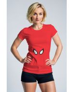 Web Vision Minimalist Apparel – Bold Red T‑Shirt