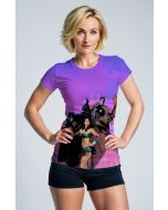 Purple Justice League Graphic T‑Shirt – Bold Hero Streetwear