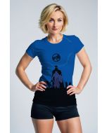 Blue Hero Silhouette & Stormbreaker T‑Shirt – Epic Thunder Tee