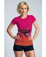 Bright Pink Gradient T‑Shirt – Skater Spider Hero