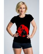 Black Deadpool Profile T‑Shirt
