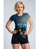 Dark Grey Batman Action T‑Shirt