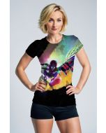  Black Spider‑Man Color Splash T‑Shirt