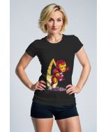 Black Hero Flight Tee – Mini Iron Man Launch Mode