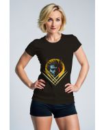 Black Wolverine Slash Tee – Yellow Burst Hero Silhouette