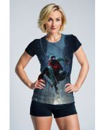 Dark Blue T-Shirt – Miles Morales Swing Shot Tee