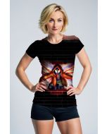 Black Graffiti T-Shirt – Miles Morales Urban Sketch Tee