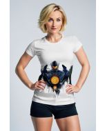 Mecha Charge Tee – White & Ember Core Edition