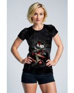 Urban Spider Strike Tee – Black T-Shirt with Weaponized Hero Art