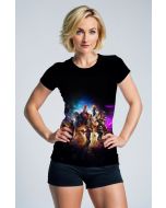 Black Marvel Heroes T-Shirt – Avengers Universe Line-Up