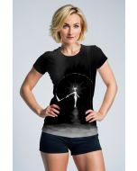 Black Warrior Spirit Tee – Glow in the Darkness