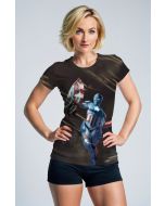 Captain Mech Power Surge – Black Short Sleeve T-Shirt