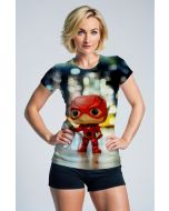 The Flash Movie Inspired Men’s Red Funko Pop Graphic T-Shirt