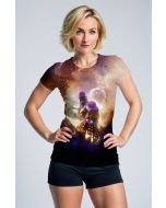 Marvel Avengers Inspired Men’s Purple and Gold Thanos Infinity Gauntlet Graphic T-Shirt