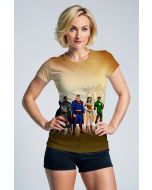 Justice League Animated T-Shirt – Hero Icons in Motion