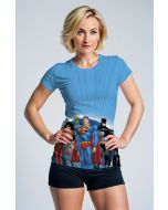 Justice League Animated T-Shirt – Blue Justice Icons