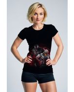 Venom & Symbiotes Dark Red & Black Marvel Design Women’s T-Shirt