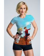 Spider-Man & Spider-Gwen Rooftop Selfie T-Shirt