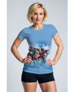 Mini Avengers Tee – Blue Sky Chibi Squad T-Shirt