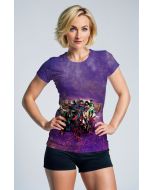DC Legends Unite Tee – Purple Lightning Justice T-Shirt