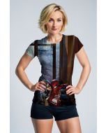 Spider-Man & Black Cat Bonded Hearts Tee – Storm Gray & Winter Blue