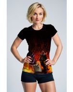 Knight of Madness Tee – Joker Graffiti & Dark Knight