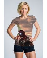 Dusk Guardian Tee – Iron Spider in Reflective Glow