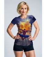 Skyburst Spider T-Shirt – Flame Leap Edition