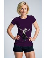 Spider-Woman T-shirt - Purple Glow