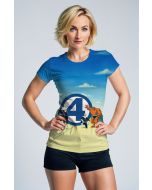 Blue Fantastic Four T-shirt – Casual Superhero Vibe