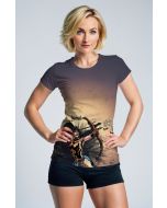 Danielle Moonstar: Fierce Comic-Inspired T-Shirt in Charcoal Gray